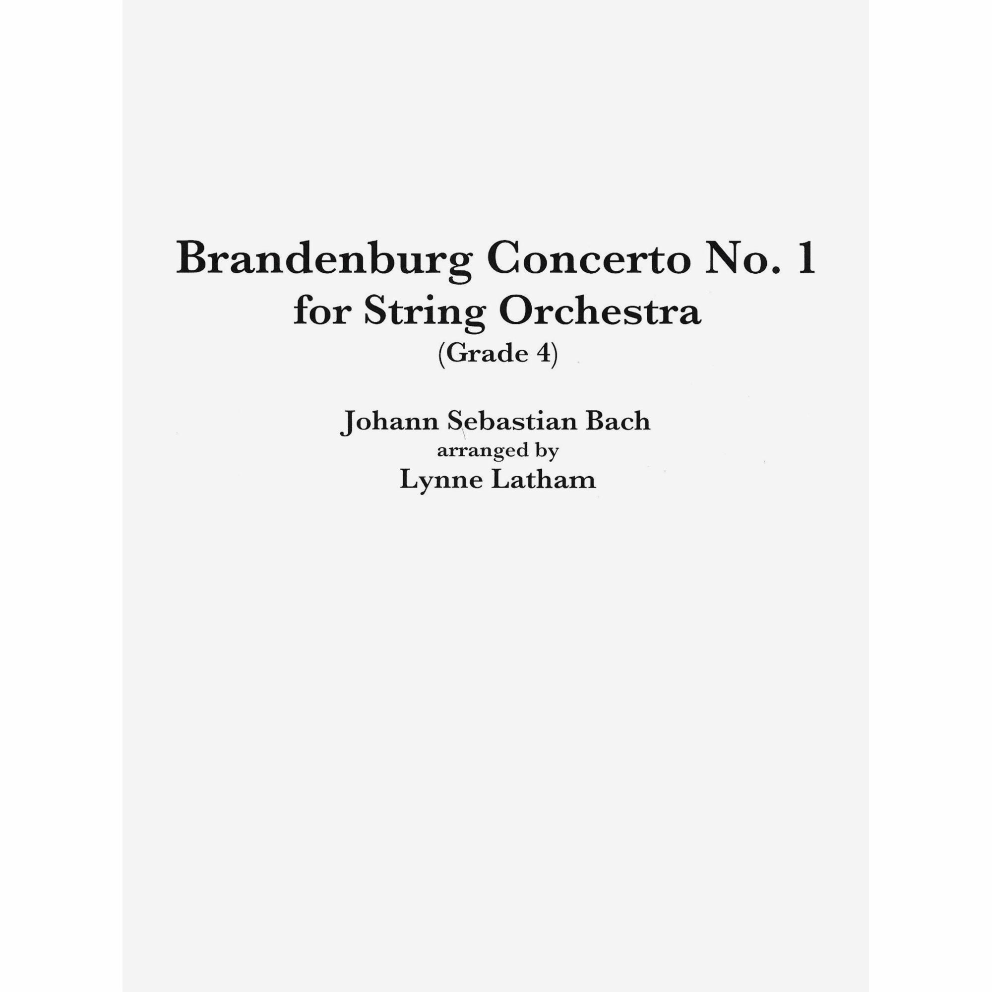 Brandenburg Concerto No. 1 for String Orchestra