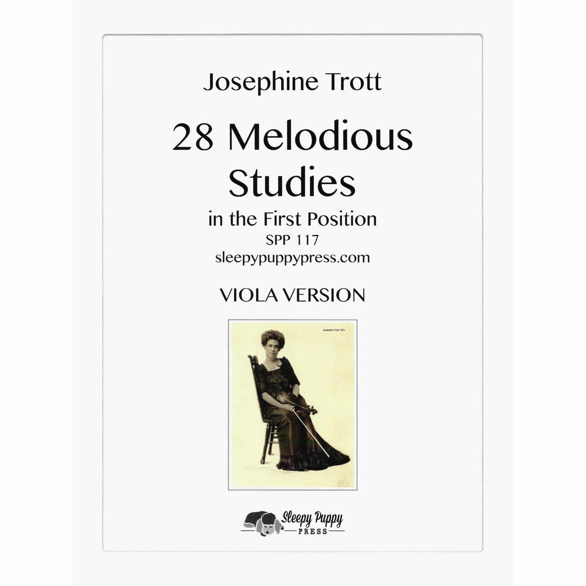 Trott -- 28 Melodious Studies in the First Position for Two Violas