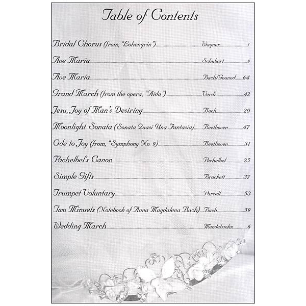 Table of contents