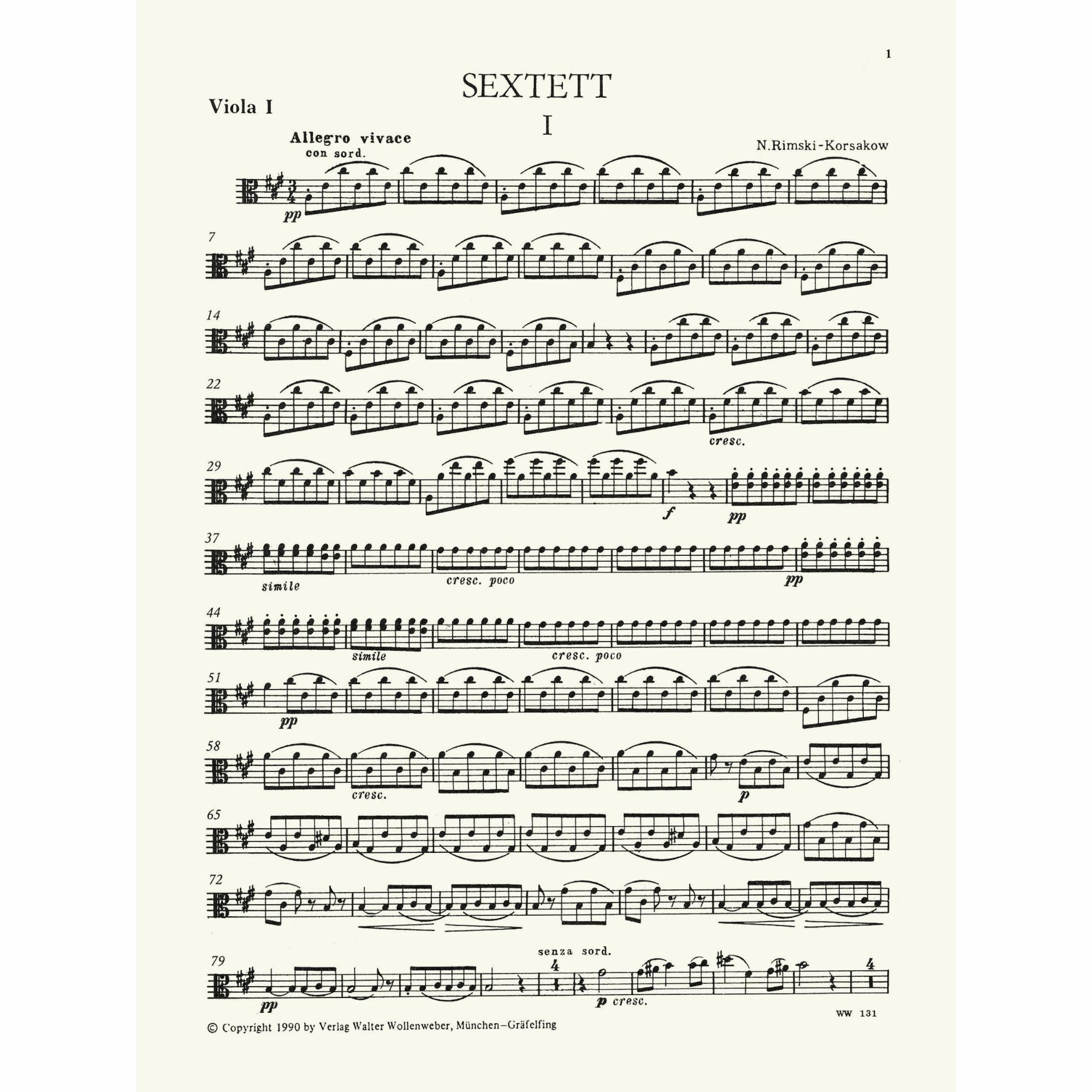 Sample: Viola I (Pg. 1)