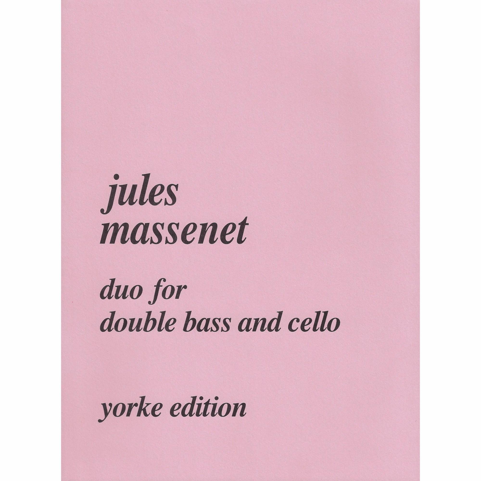 Massenet -- Duo for Double Bass and Cello