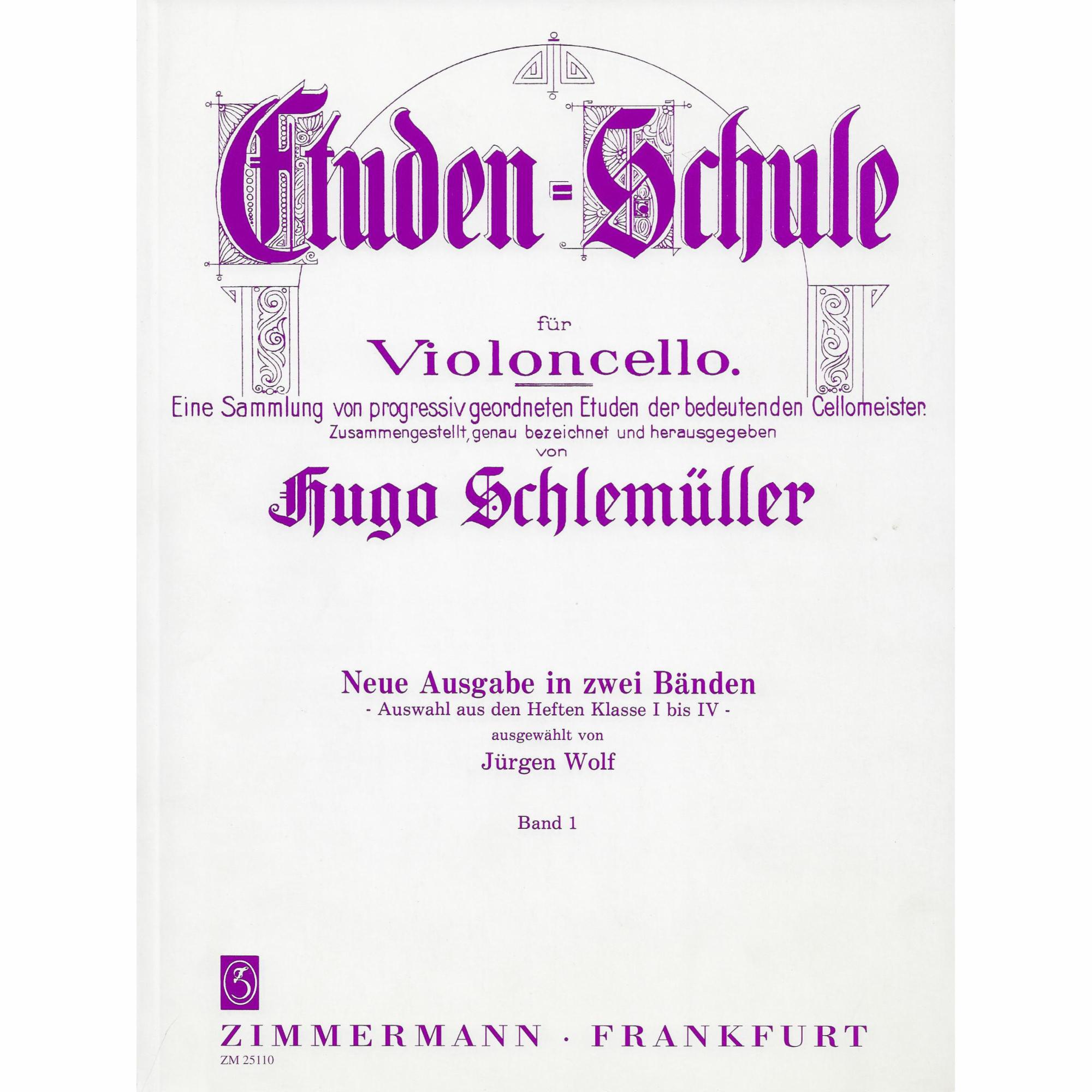 Schlemuller -- School of Studies, Vols. 1-2 for Cello