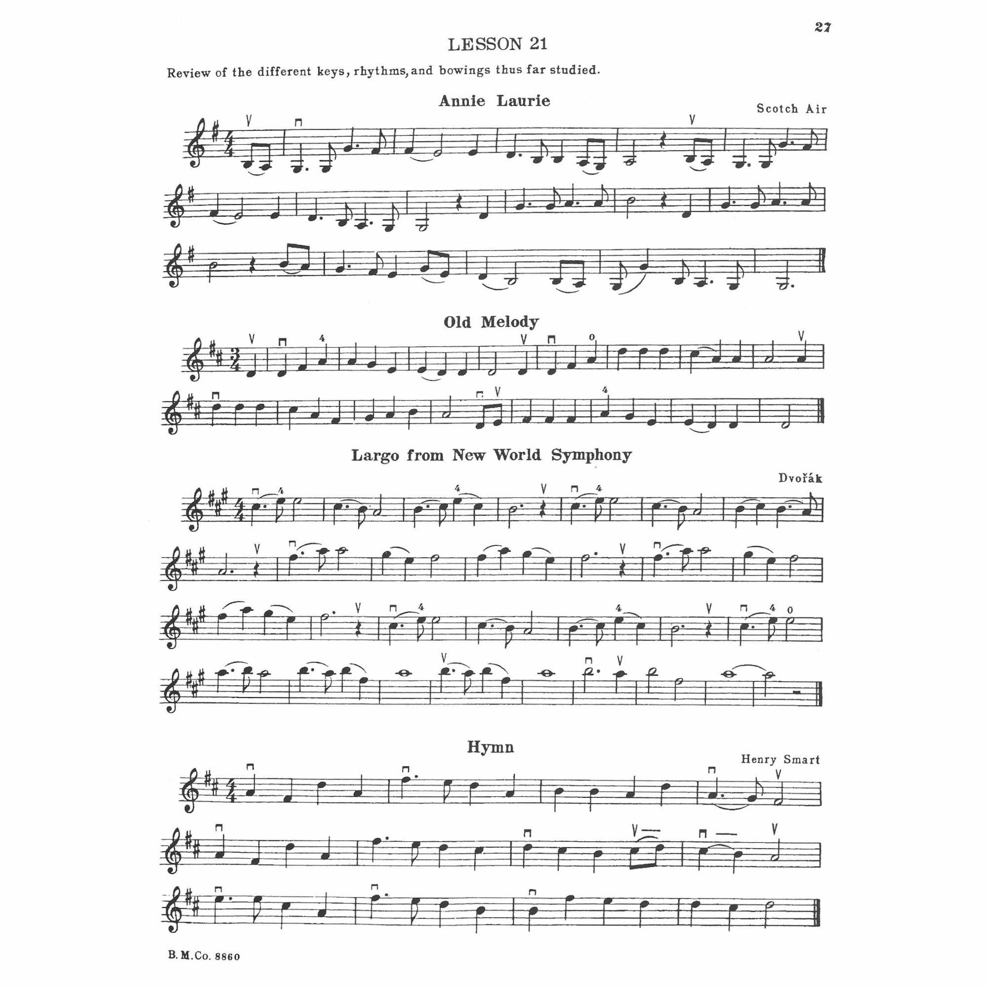 Sample: Violin (Pg. 27)