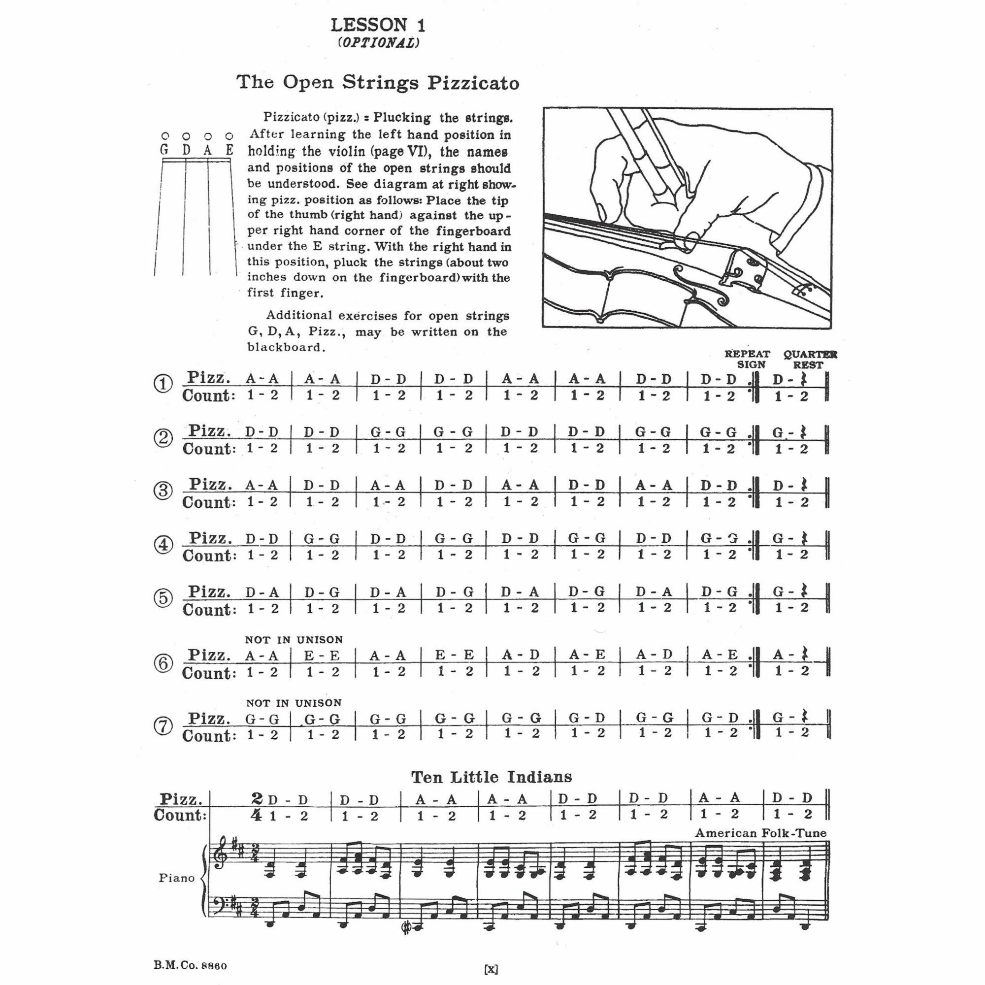 Sample: Violin (Pg. X)