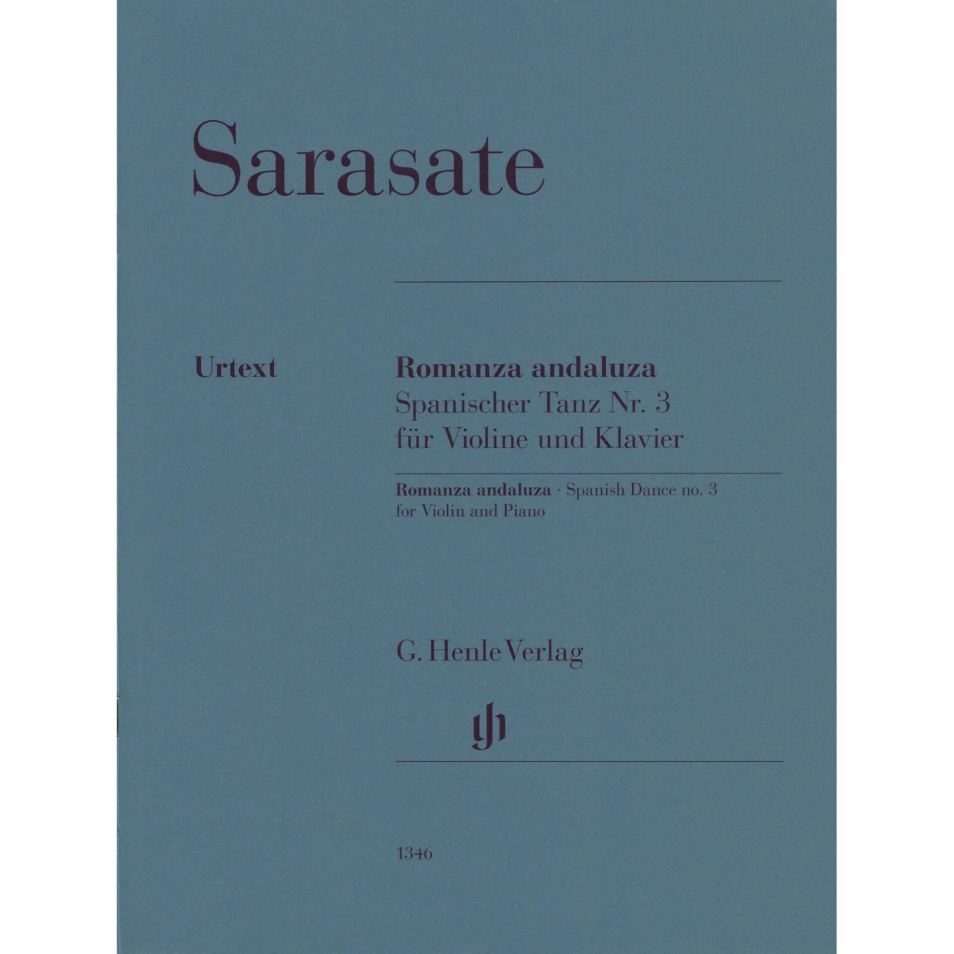 Sarasate -- Romanza andaluza for Violin and Piano