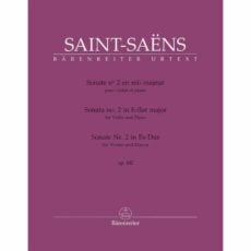 Saint-Saens -- Sonata No. 2 in E-flat Major, Op. 102 for Violin and Piano