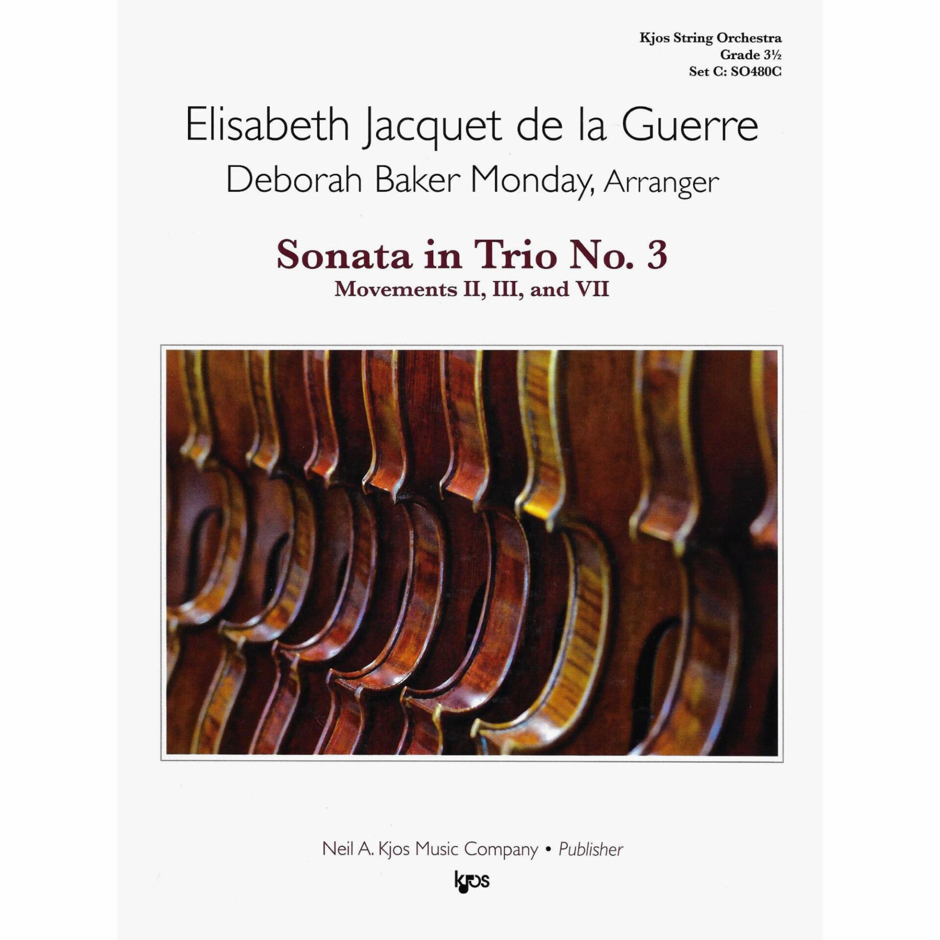 Jacquet de la Guerre - Sonata in Trio No. 3 for String Orchestra