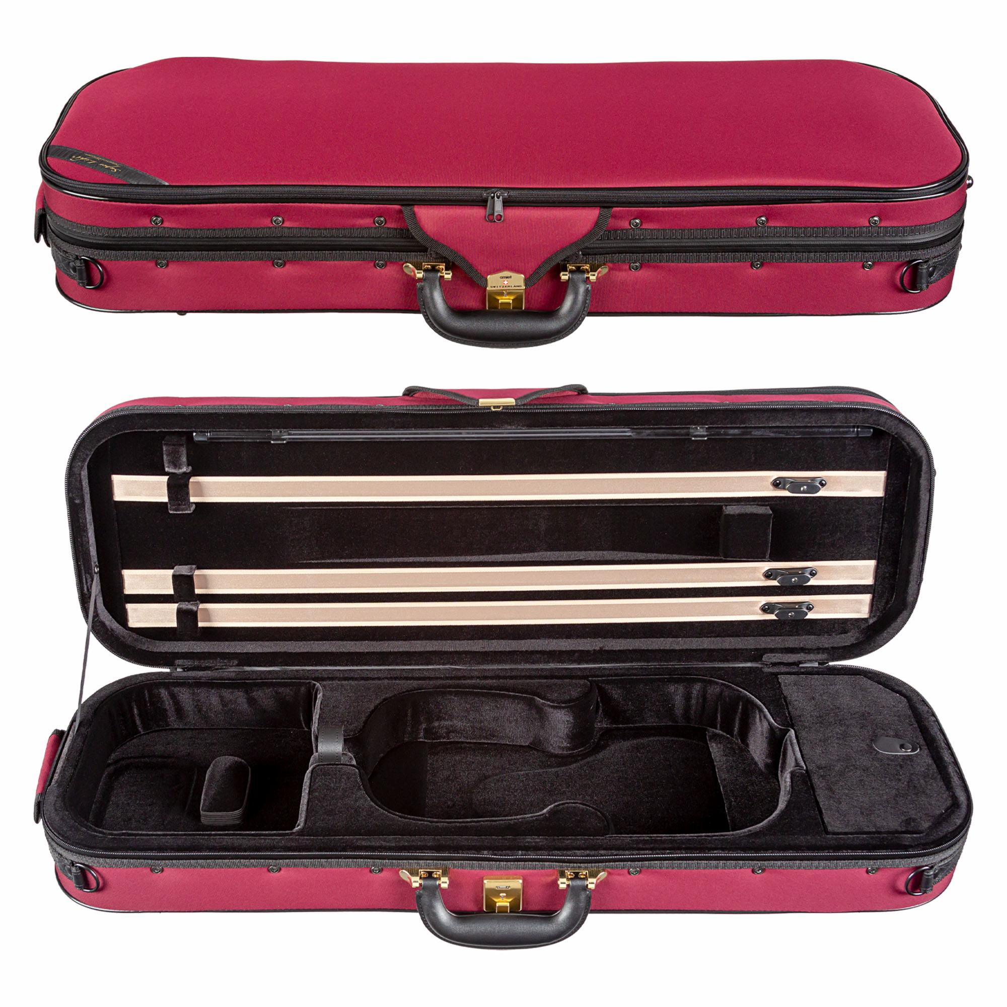 Étui Rigide Pour Violon 4/4 - Léger, Portable Avec Sangles Sac à Dos - Protection Oxford Et Mousse