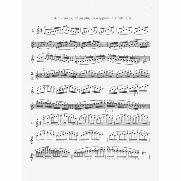 Flesch - Scale System for Violin - Southwest Strings