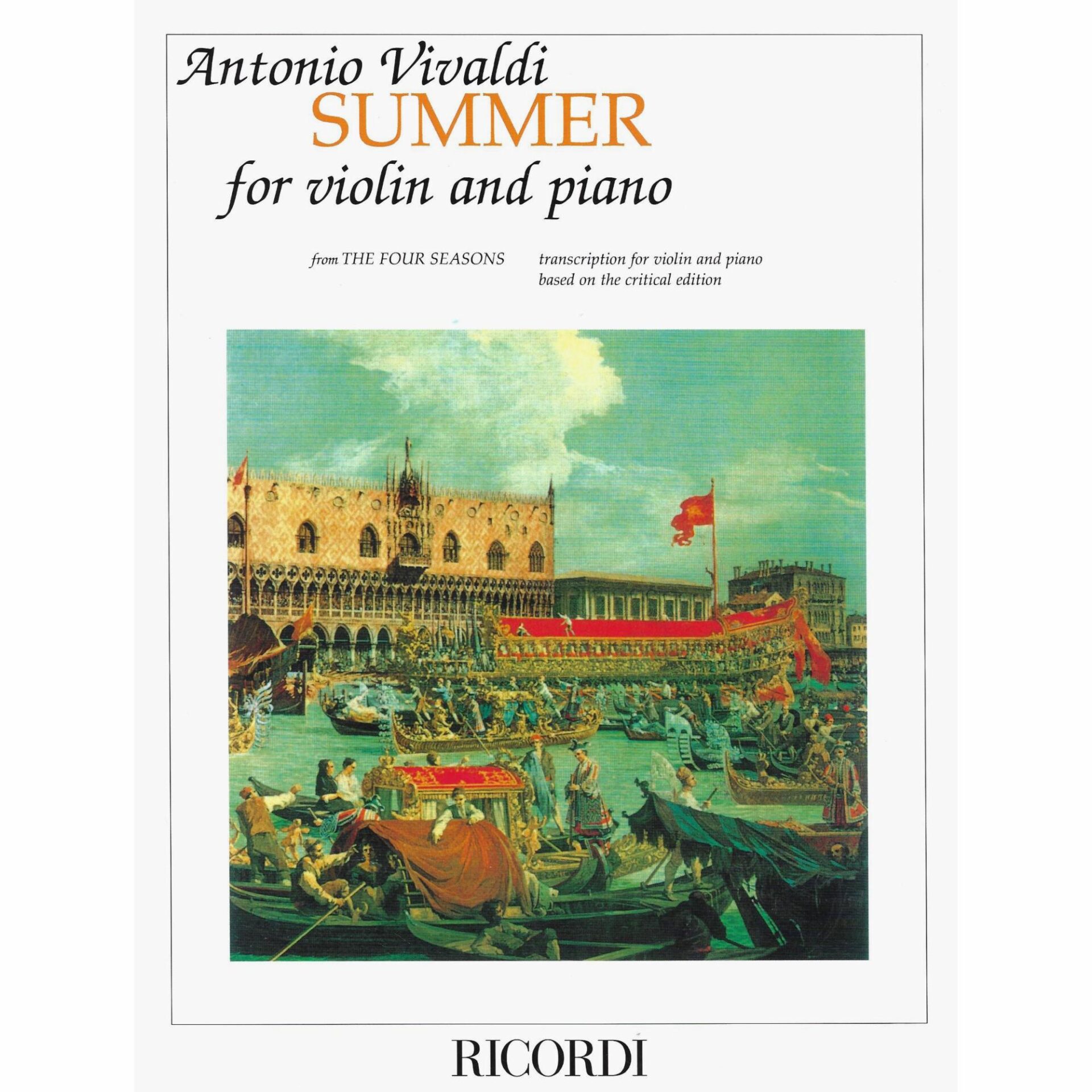 Vivaldi Summer From The Four Seasons For Violin And Piano Southwest Vivaldi Summer From The Four Seasons For Violin And Piano Southwest