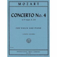 Mozart -- Concerto No. 4 in D Major, K. 218 for Violin and Piano