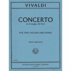 Vivaldi -- Concerto in D Major, RV 512 for Two Violins and Piano