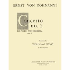 Dohnanyi -- Concerto No. 2, Op. 43 for Violin and Piano