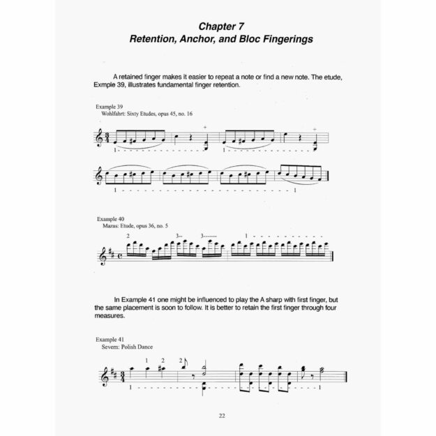 Bauer - Violin Fingering: Basic to Advanced - Southwest Strings