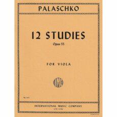 Palaschko -- 12 Studies, Op. 55 for Viola