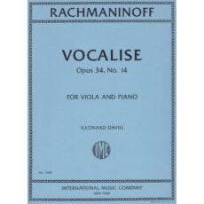 Rachmaninoff -- Vocalise, Op. 34, No. 14 for Viola and Piano