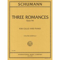 Schumann -- Three Romances, Op. 94 for Cello and Piano