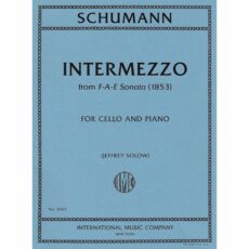 Schumann -- Intermezzo, from F-A-E Sonata for Cello and Piano