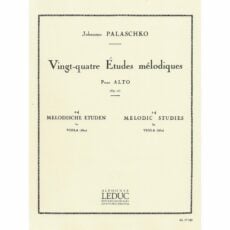 Palaschko -- 24 Melodic Studies, Op. 77 for Viola