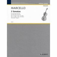 Marcello -- Two Sonatas for Cello and Piano