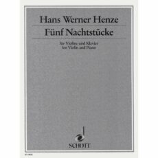 Henze -- Funf Nachtstucke for Violin and Piano