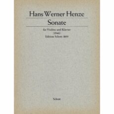 Henze -- Sonata for Violin and Piano
