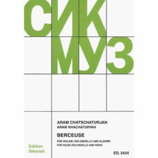 Khachaturian -- Berceuse for Violin, Cello, and Piano