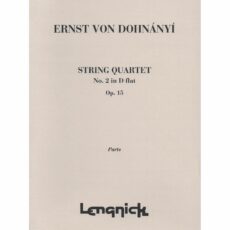 Dohnanyi -- String Quartet No. 2 in D-flat Major, Op. 15