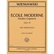 Wieniawski -- Ecole Moderne, Op. 10 for Violin