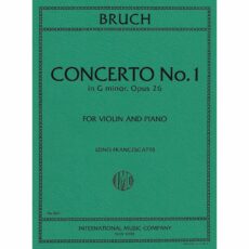 Bruch -- Concerto No. 1 in G Minor, Op. 26 for Violin and Piano