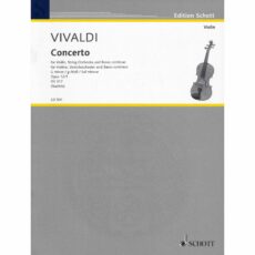 Vivaldi -- Concerto in G Minor, Op. 21/1 for Violin and Piano