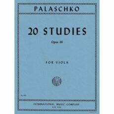 Palaschko -- 20 Studies, Op. 36 for Viola
