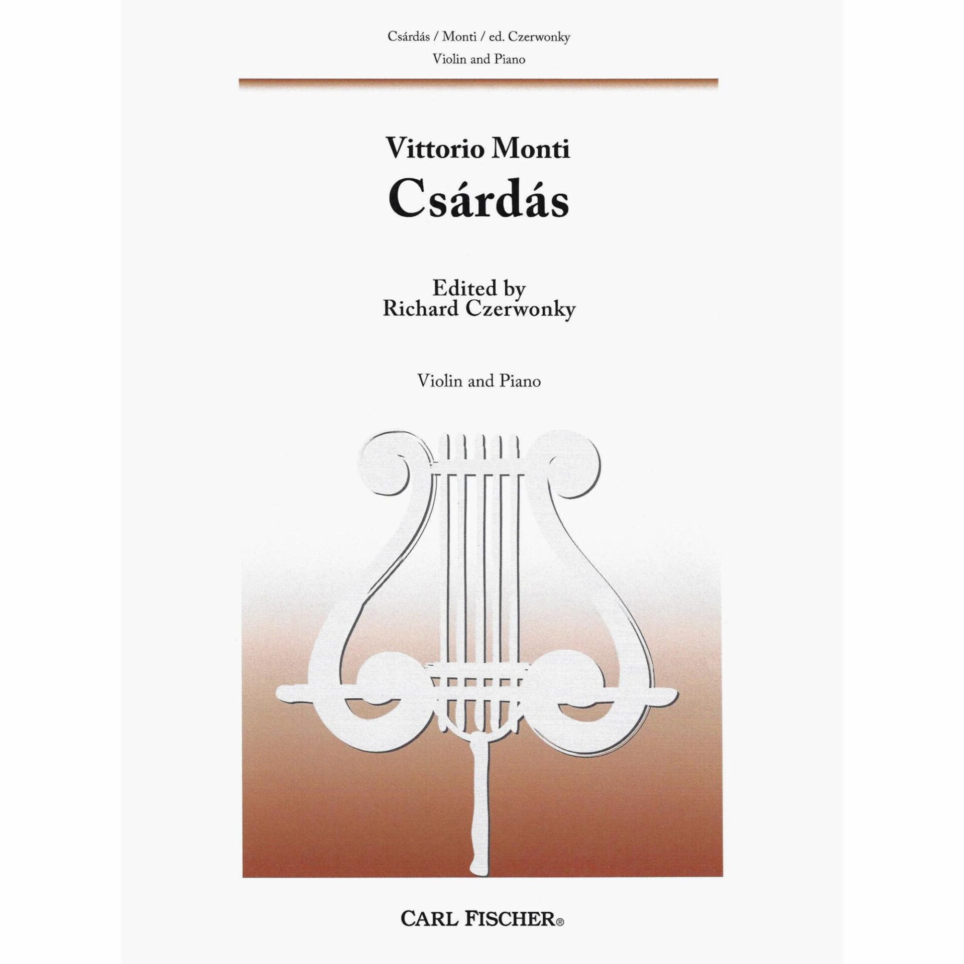 Monti -- Csardas for Violin and Piano