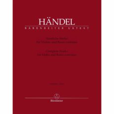 Handel -- Complete Works for Violin and Basso Continuo