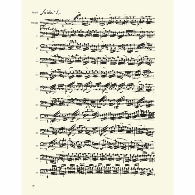 Bach - 6 Suites, BWV 1007-1012 for Solo Cello (with Facsimilies ...