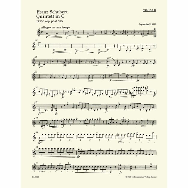 Schubert - String Quintet in C Major, D. 956 - Southwest Strings