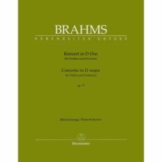 Brahms -- Concerto in D Major, Op. 77 for Violin and Piano