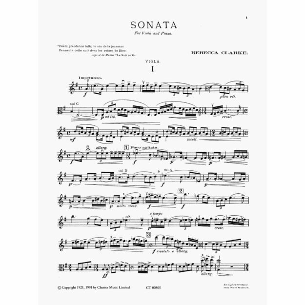 Clark - Sonata for Viola and Piano - Southwest Strings