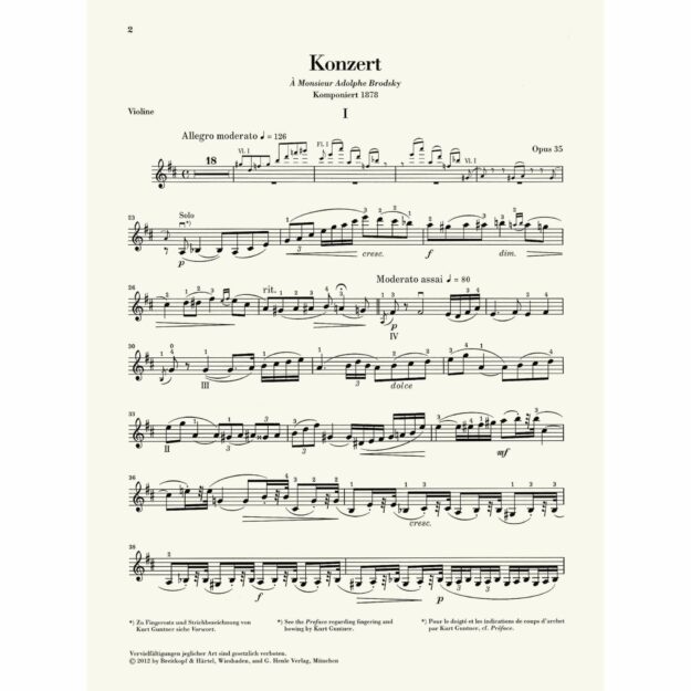 Tchaikovsky - Concerto in D Major, Op. 35 for Violin and Piano