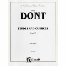 Dont -- Etudes and Caprices, Op. 35 for Violin