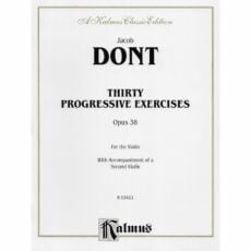 Dont -- Thirty Progressive Exercises, Op. 38 for Two Violins