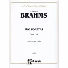 Brahms -- Two Sonatas, Op. 120 for Viola and Piano