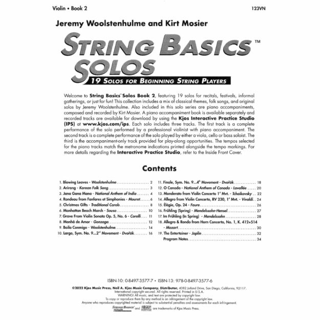 String Basics Solos, Book 2 - Southwest Strings