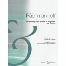 Rachmaninoff -- 18th Variation from Rhapsody on a Theme of Paganini for Cello and Piano