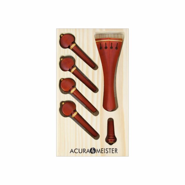 Pegs, AcuraMeister 6 Piece Boxwood Violin Fittings Sets