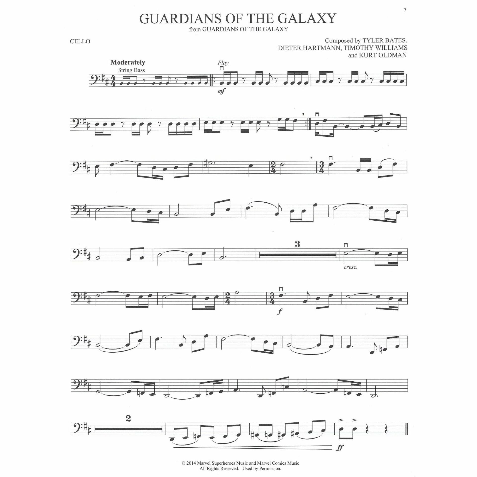 Sample: Cello (Pg. 7)
