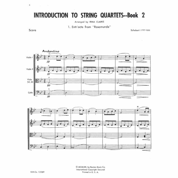 Introduction to String Quartets, Vols. 1-2 - Southwest Strings