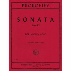 Prokofiev -- Sonata, Op. 115 for Solo Violin