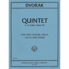 Dvorak -- Piano Quintet in A Major, Op. 81