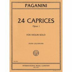 Paganini -- 24 Caprices, Op. 1 for Solo Violin